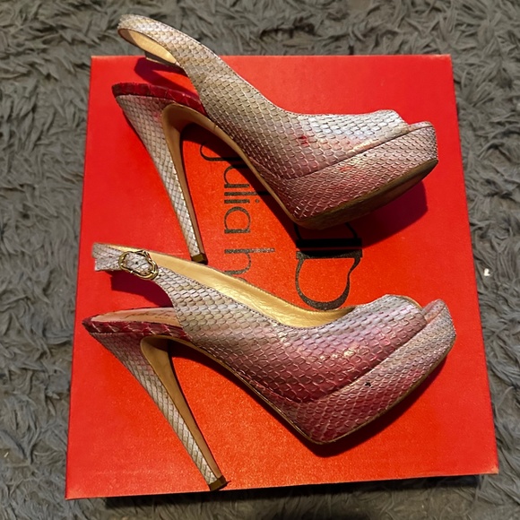 Julia Haart - Pink python platform shoe. Size ‘40’ Good condition. - Picture 6 of 8